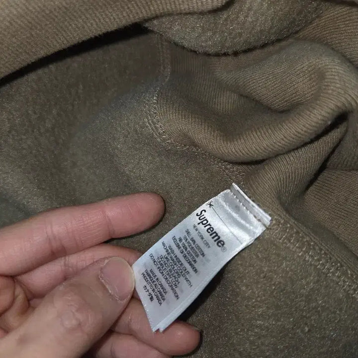 [BUNJANG] Supreme Box Logo Hoodie Dark Sand 23FW / 슈프림 박스로고 후드 다크샌드 23fw