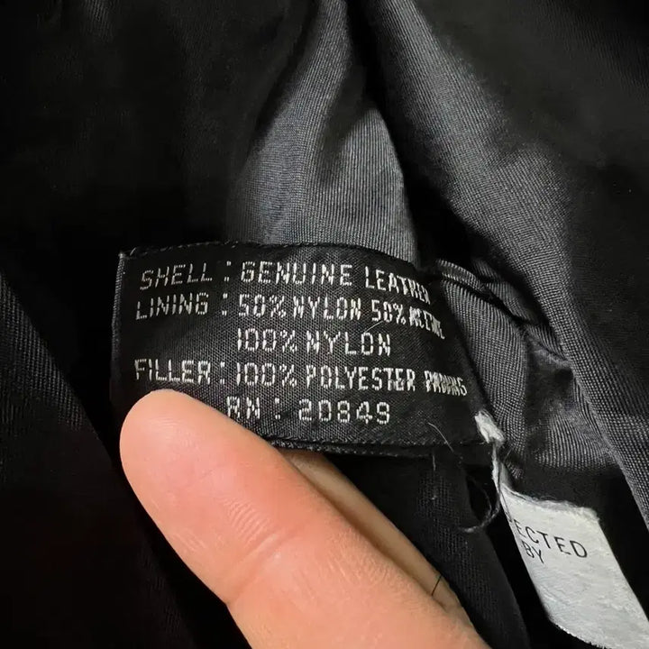 [BUNJANG] Michael Hoban USA Flag Leather Jacket / Michael Hoban 빈티지 성조기 가죽 자켓