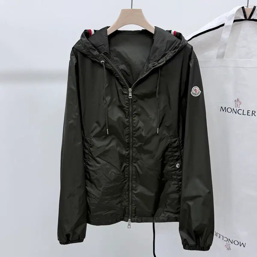 [BUNJANG] Moncler Grimper Windbreaker Jacket Khaki / [S+급/3] 몽클레어 그림퍼스 바람막이 자켓 카키