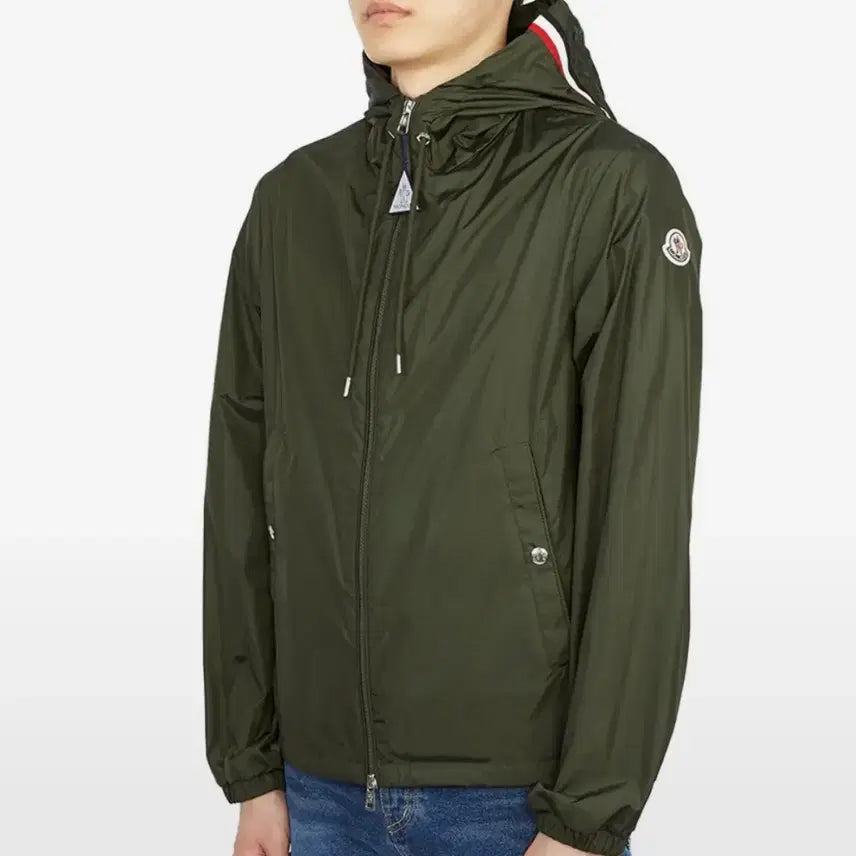 [BUNJANG] Moncler Grimper Windbreaker Jacket Khaki / [S+급/3] 몽클레어 그림퍼스 바람막이 자켓 카키