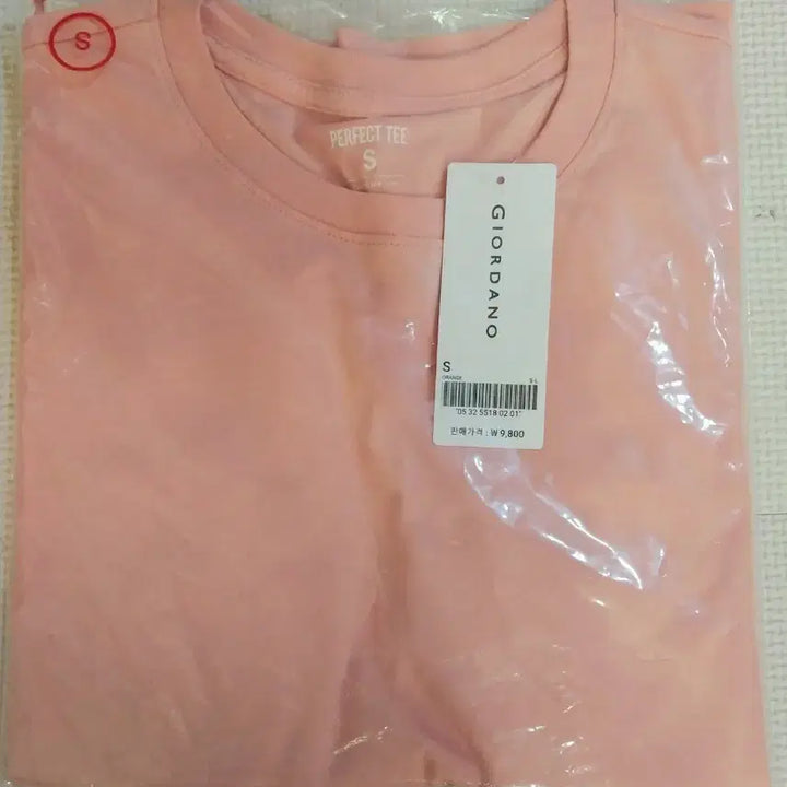 [SOLD OUT] 지오다노 여성 반팔 티셔츠 핑크 S