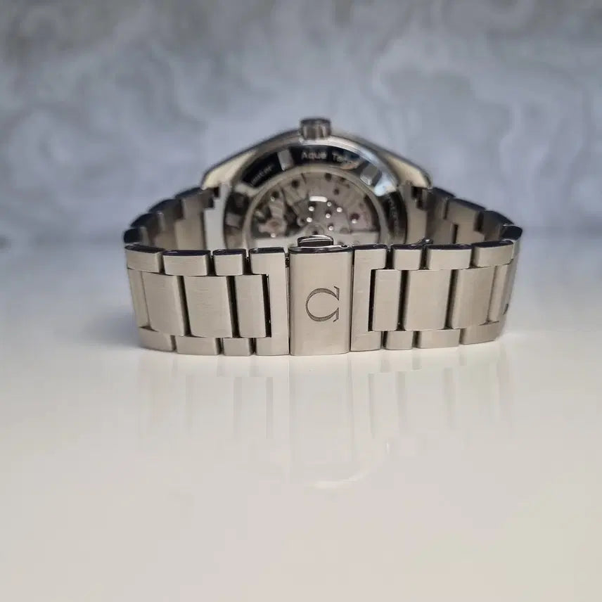 [BUNJANG] Omega Seamaster Aqua Terra White Dial 41mm Automatic Watch / 오메가 아쿠아테라 흰판 41mm 오토매틱 국내백화점