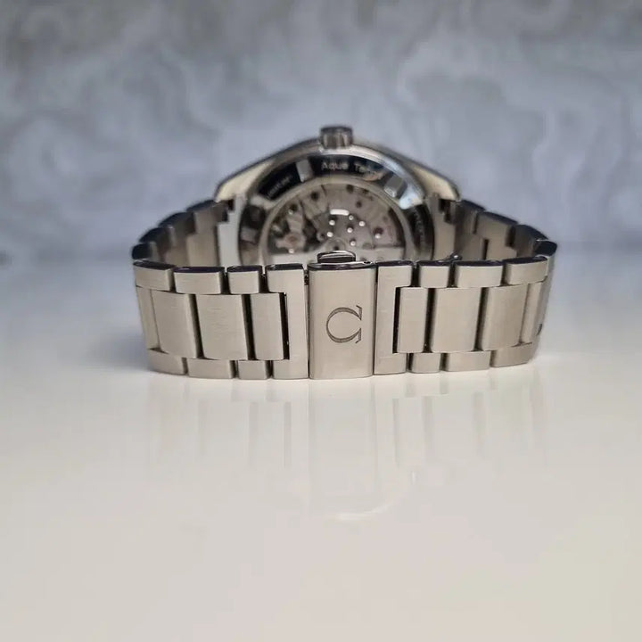 [BUNJANG] Omega Seamaster Aqua Terra White Dial 41mm Automatic Watch / 오메가 아쿠아테라 흰판 41mm 오토매틱 국내백화점