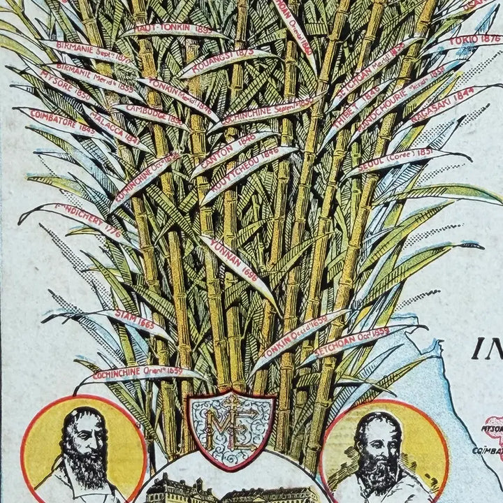 [BUNJANG] 1925 Paris Foreign Missions Society Promotional Postcard - Korean Catholic Church Missionary History / 1925년 - 파리외방전교회 - 한국 카톨릭 천주교 선교 역사 홍보 엽서