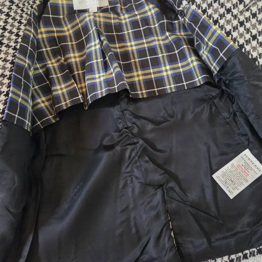 [BUNJANG] Burberry Houndstooth Kids Coat / 버버리 하운드투스 키즈코트