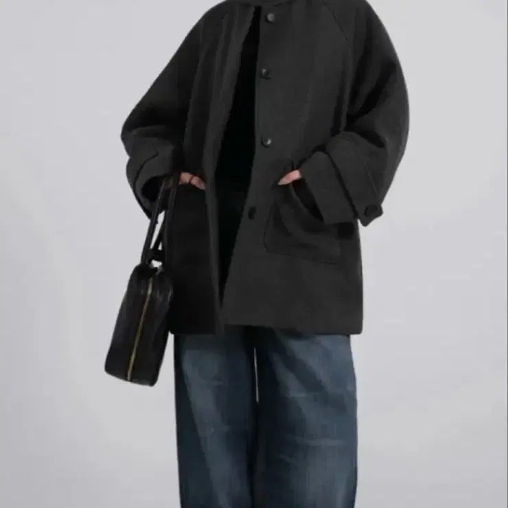 [BUNJANG] High Neck Half Coat / 하이넥 하프코트 판매합니다