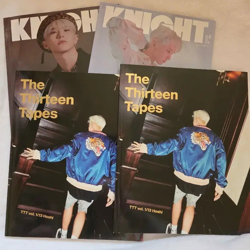 [BUNJANG] SEVENTEEN HOSHI TTT + KNIGHT Magazine Bundle Set / 호시 TTT+KNIGHT 잡지 일괄 판매