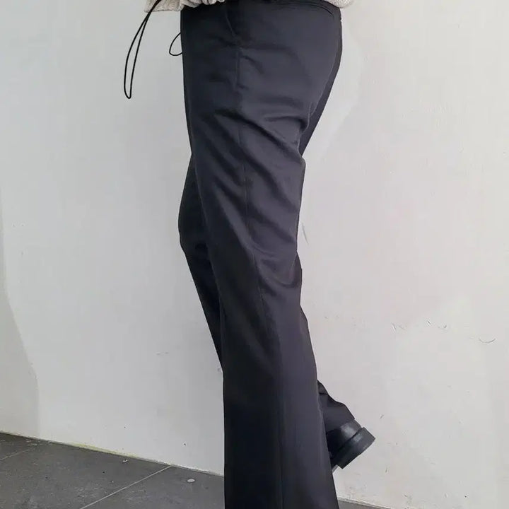 [BUNJANG] Premium Slim Fit Flare Trousers / 남자 프리미엄 플레어 롱기장 슬림핏 부츠컷 슬랙스 3컬러