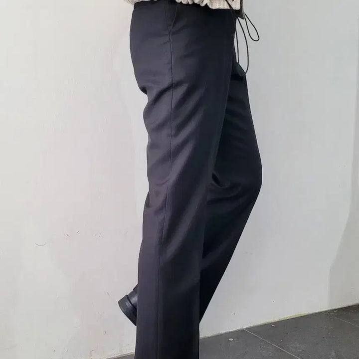 [BUNJANG] Premium Slim Fit Flare Trousers / 남자 프리미엄 플레어 롱기장 슬림핏 부츠컷 슬랙스 3컬러
