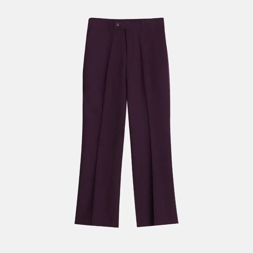 [BUNJANG] Premium Slim Fit Flare Trousers / 남자 프리미엄 플레어 롱기장 슬림핏 부츠컷 슬랙스 3컬러