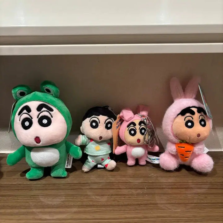 [BUNJANG] Crayon Shin-chan Keyring Set / 짱구 봉제인형 키링 세트