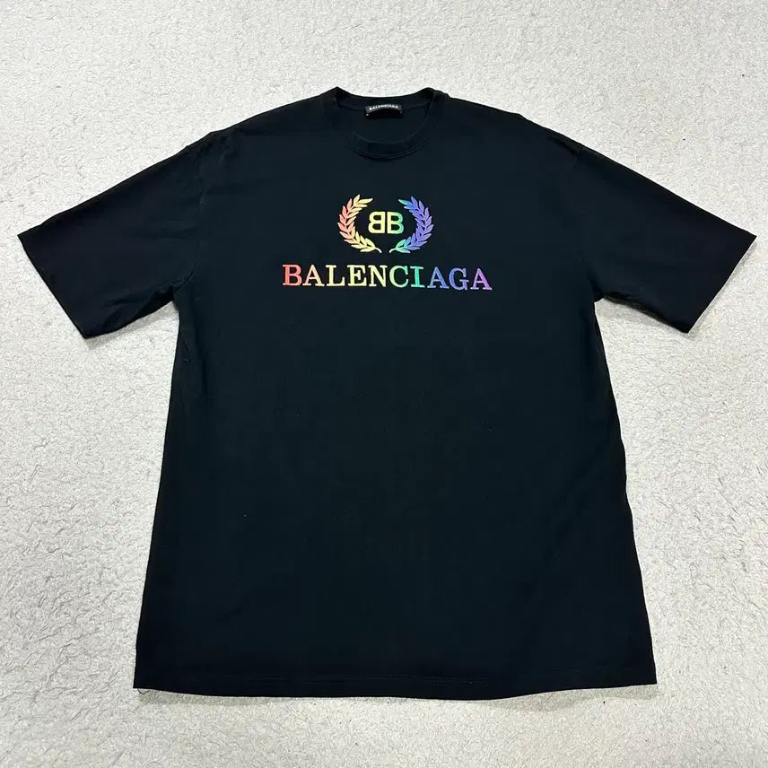 [SOLD OUT] 발렌시아가 월계수 반팔티 블랙 s