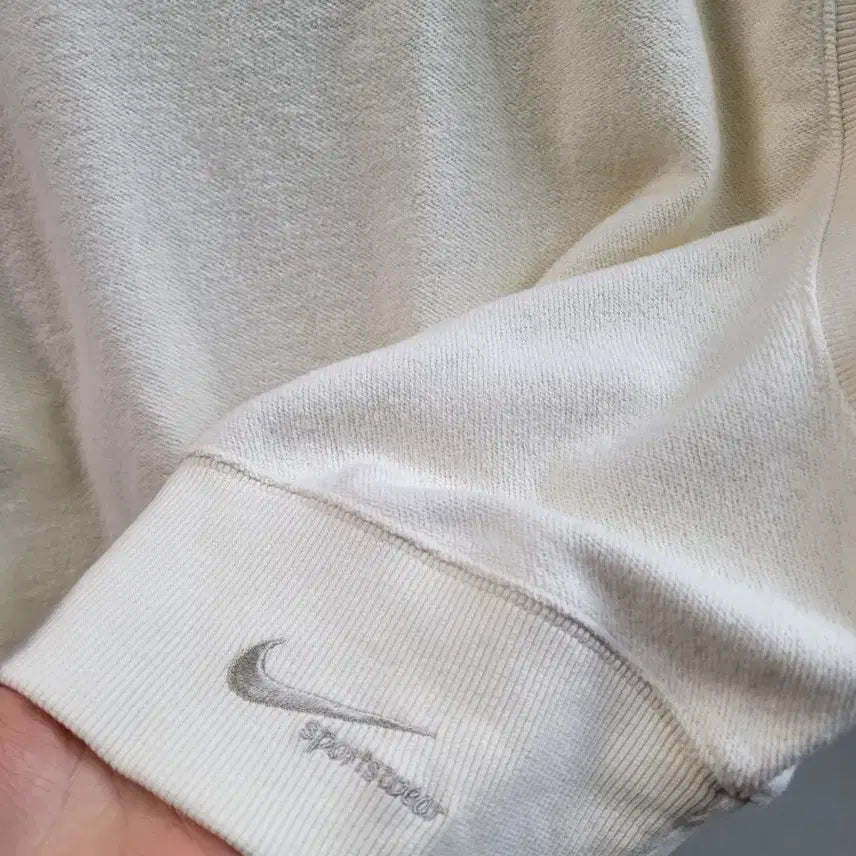 [BUNJANG] Nike V-Neck Crop Vest Ivory / 나이키 V넥 크롭 조끼 아이보리