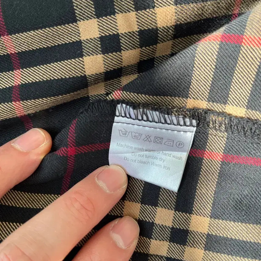 [BUNJANG] Burberry London Check Short Jacket M / 버버리 런던 체크 숏 자켓 M 정품