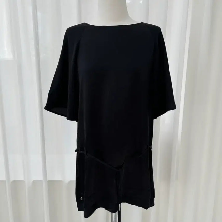 [BUNJANG] Chanel Silk Blouse / 샤넬 블랙 실크 블라우스 36 정품