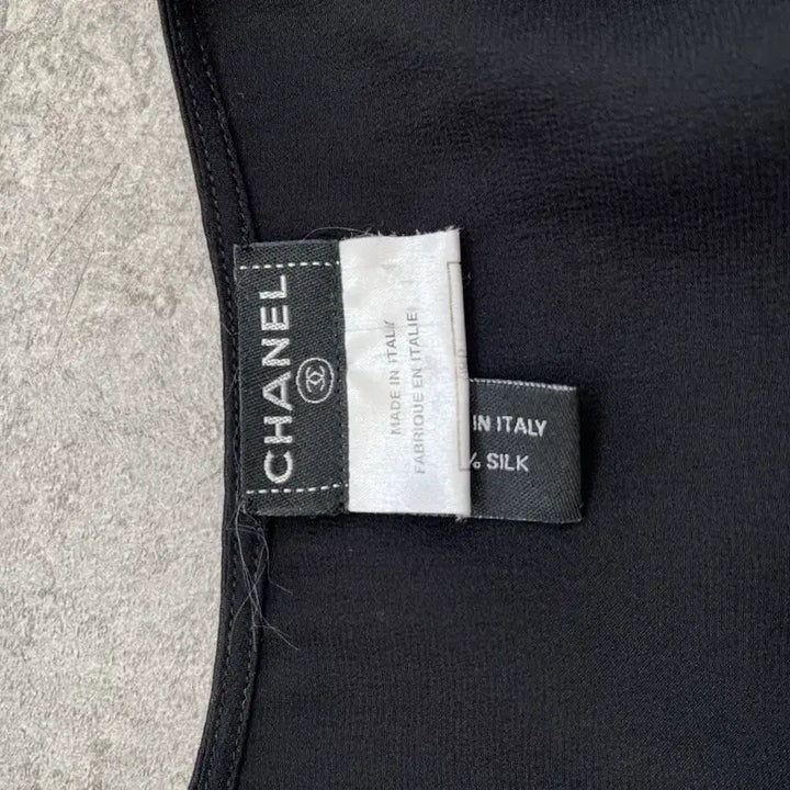 [BUNJANG] Chanel Silk Blouse / 샤넬 블랙 실크 블라우스 36 정품