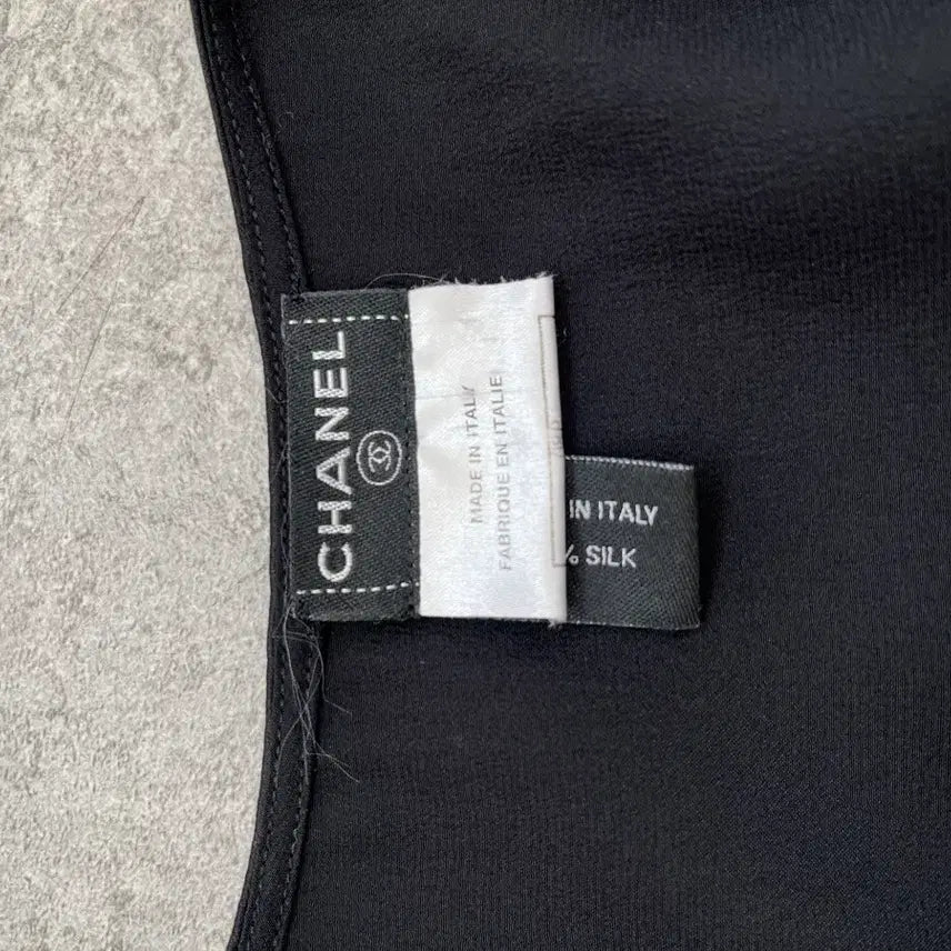 [BUNJANG] Chanel Silk Blouse / 샤넬 블랙 실크 블라우스 36 정품