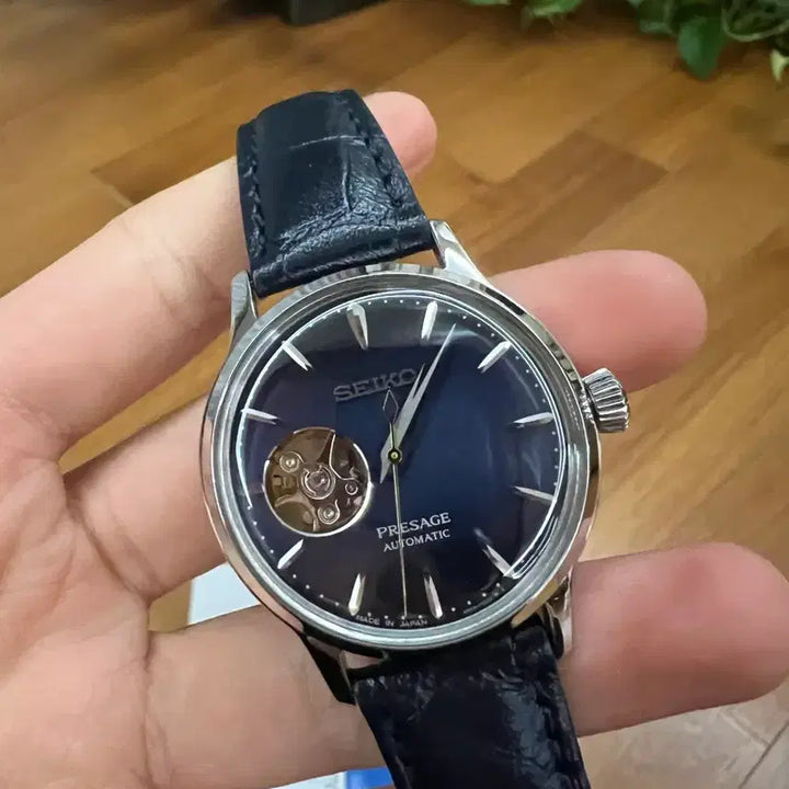 [SOLD OUT] 세이코 프레사지 오픈하트 칵테일 풀박 남녀공용 사이즈 청판