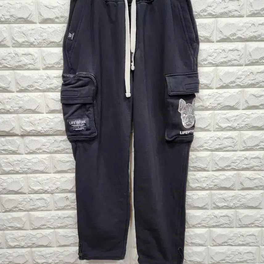 [BUNJANG] Life Work Training Cargo Pants (30-32 inch) / 라이프워크 밴딩 트레이닝 카고팬츠 30-32인치. k364