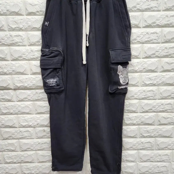 [BUNJANG] Life Work Training Cargo Pants (30-32 inch) / 라이프워크 밴딩 트레이닝 카고팬츠 30-32인치. k364