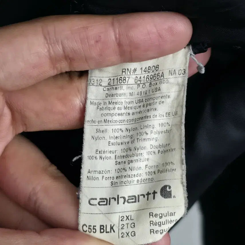 [BUNJANG] Carhartt C55 Work Jacket / [XXL] 00's 칼하트 오리지널  c55 워크 자켓