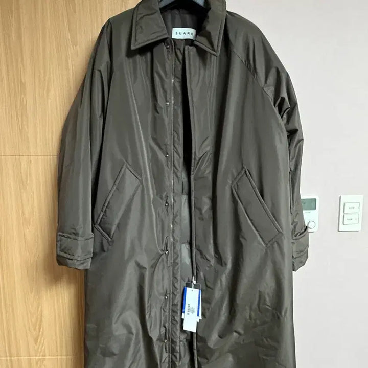 [BUNJANG] Soiree Sustain Balmacaan Padded Coat (Size 2) / 새상품)수아레 서스테인 발마칸 패딩 코트 2사이즈 판매합니다