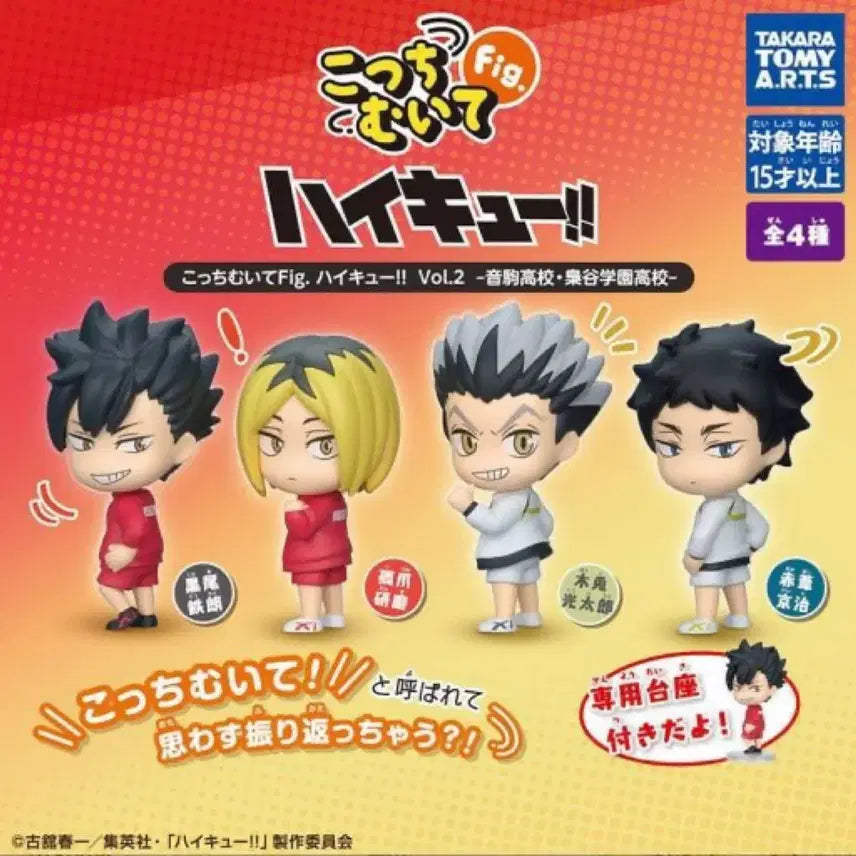 [BUNJANG] Haikyuu Kuroo Tetsuro Figure / 하이큐 뒤돌아봐요2 가챠 피규어 네코마 쿠로오 미개봉