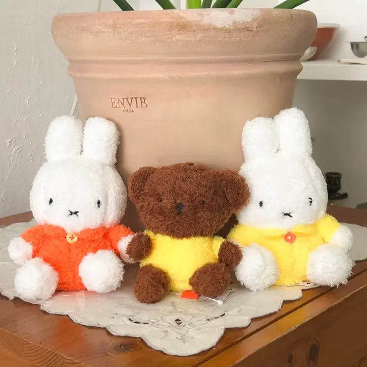 [BUNJANG] Miffy Boris Plush Keyring / 미피 보리스 인형키링