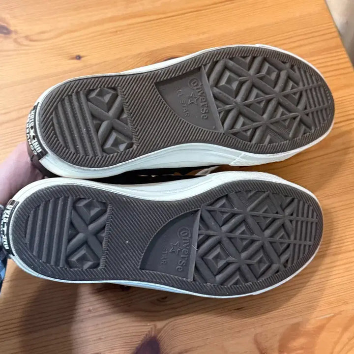 [BUNJANG] Converse One Star Leather Sneakers (Black, 230) / 컨버스 원스타 레더 여성 가죽 스니커즈 운동화 230 블랙