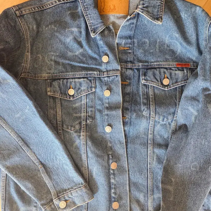 [BUNJANG] Martin Rose 23SS Denim Jacket / 마틴로즈 프린팅 데님자켓 23SS (M)