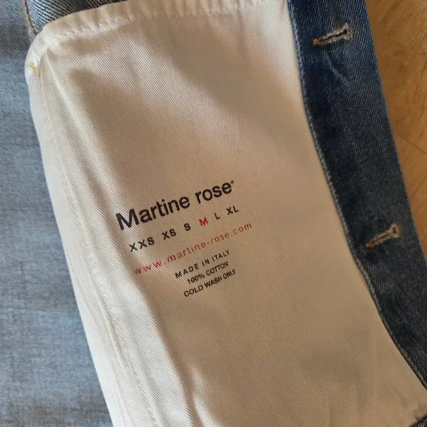 [BUNJANG] Martin Rose 23SS Denim Jacket / 마틴로즈 프린팅 데님자켓 23SS (M)