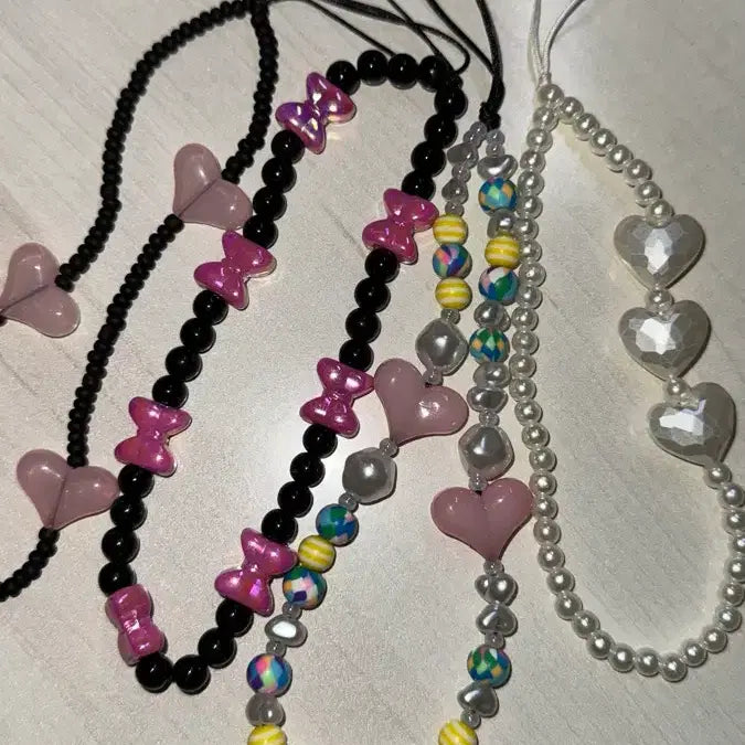 [BUNJANG] Beaded Phone Strap Bundle / 비즈스트랩/폰스트랩/비즈키링