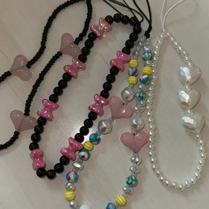 [BUNJANG] Beaded Phone Strap Bundle / 비즈스트랩/폰스트랩/비즈키링