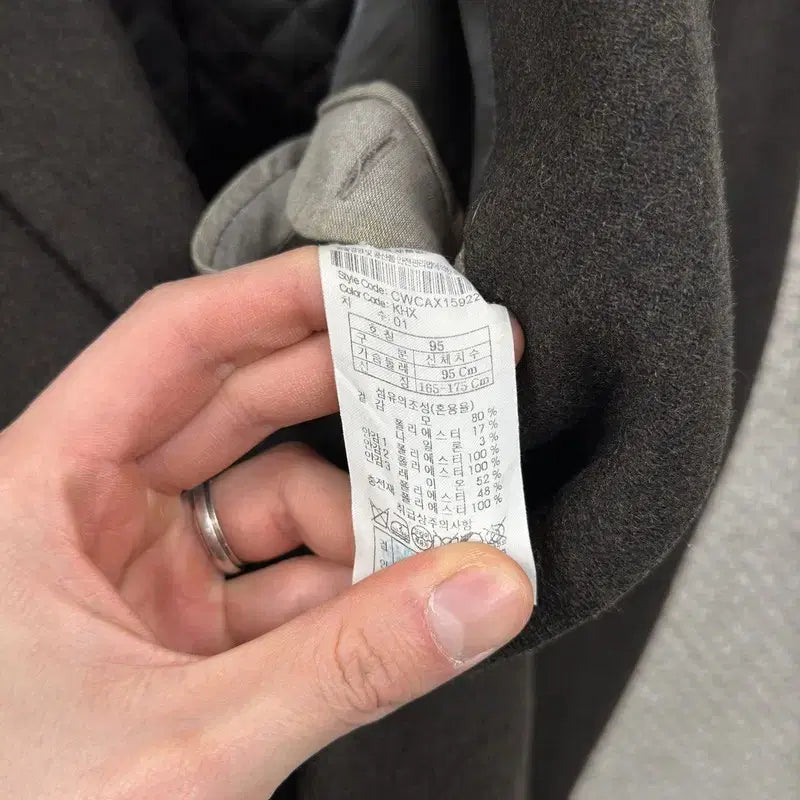 [BUNJANG] Customellow Casual Button Wool Coat / 커스텀멜로우 캐주얼 버튼 울 코트 95 M11161