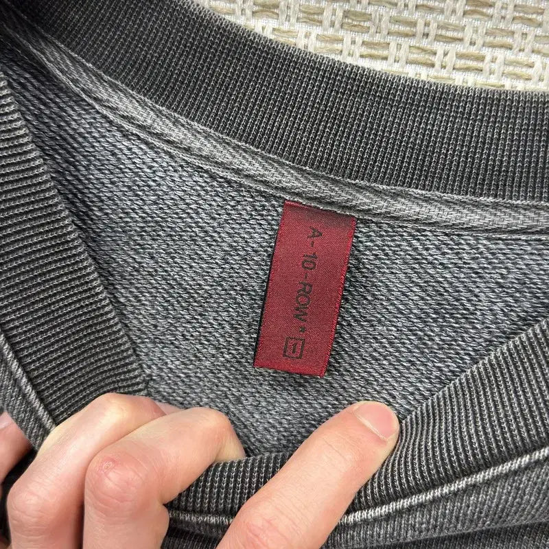 [BUNJANG] Attentionrow Pigment Oversized Sweatshirt / 어텐션로우 캐주얼 피그먼트 오버핏 스웻셔츠 맨투맨 1 A05692