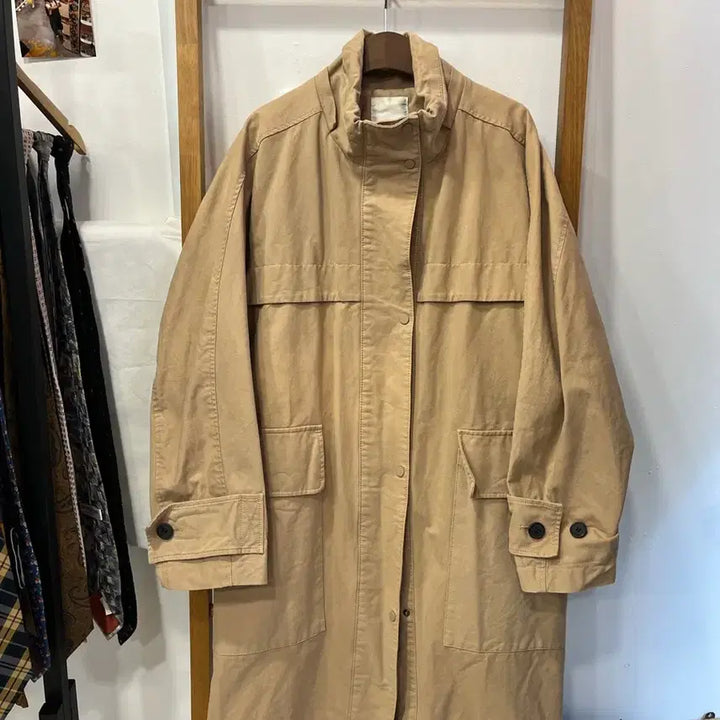 [BUNJANG] Bonie Alex Safari Jacket Beige / 보니알렉스 사파리 자켓 베이지