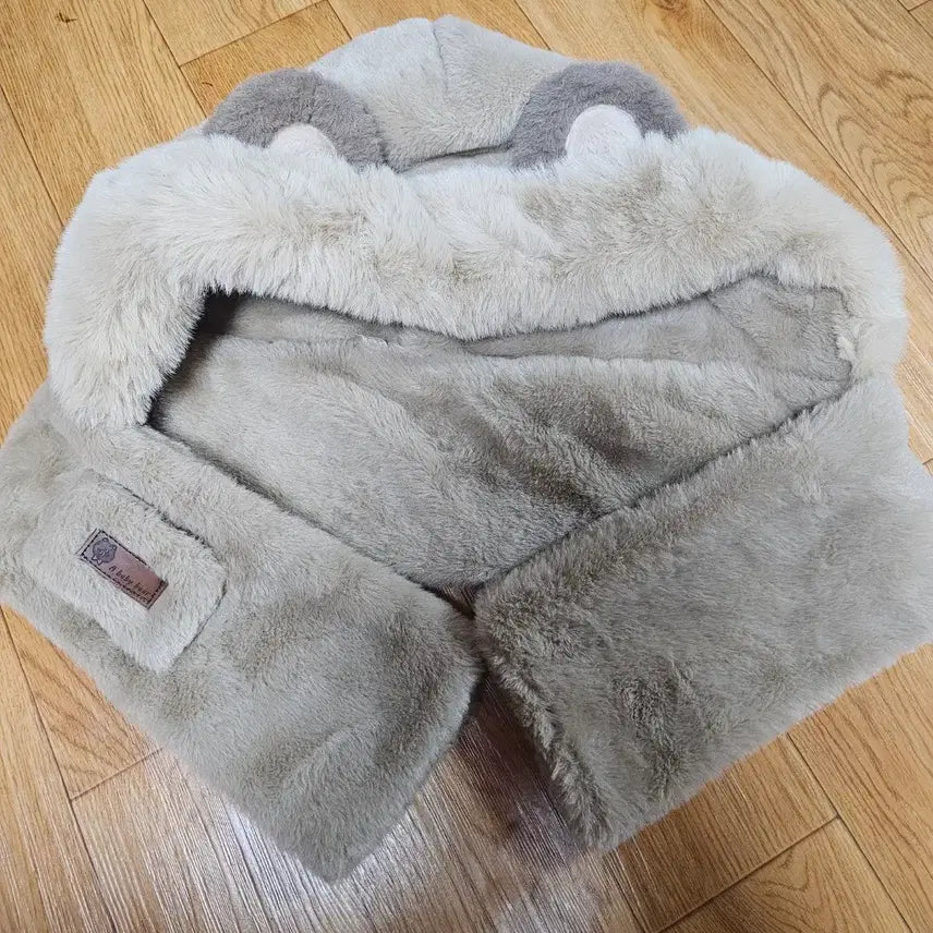 [BUNJANG] Bear Hat and Scarf Set / 곰돌이 모자 목도리