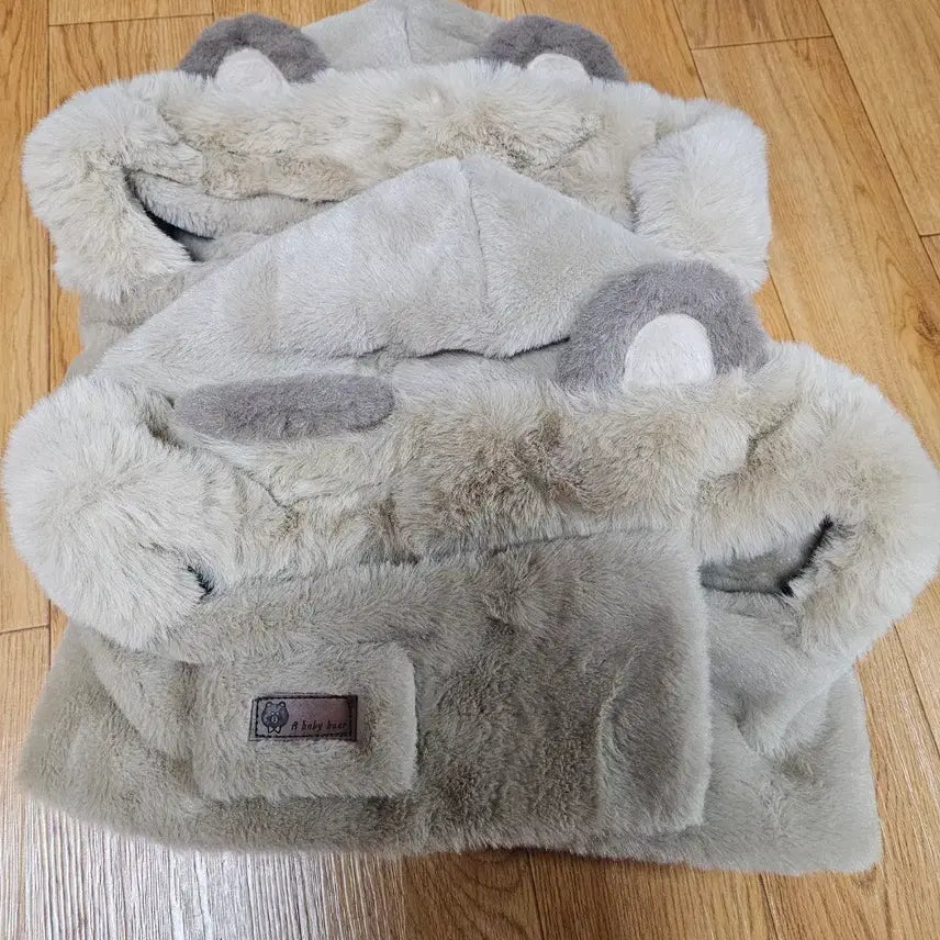 [BUNJANG] Bear Hat and Scarf Set / 곰돌이 모자 목도리