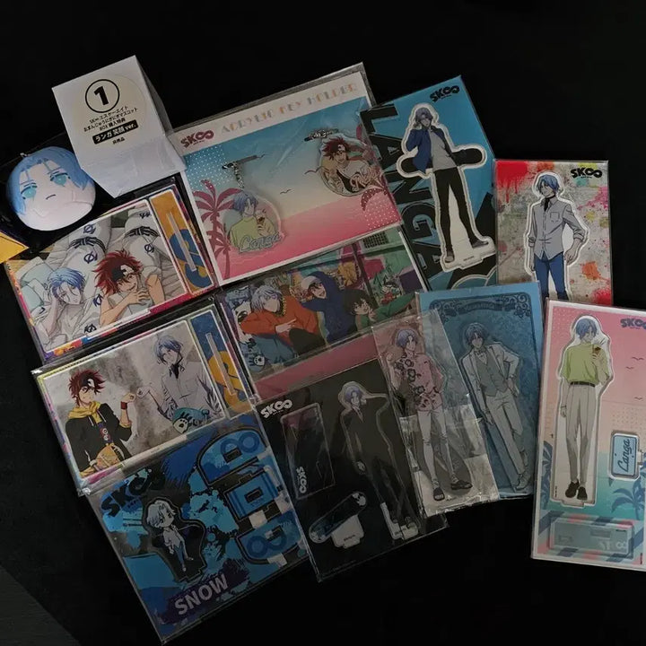 [BUNJANG] SK8 Hasegawa Ranga Acrylic & Goods Bundle Set / SK8 에케에 에스케이에이트 하세가와 란가 아크릴 지류 만쥬 등 일괄