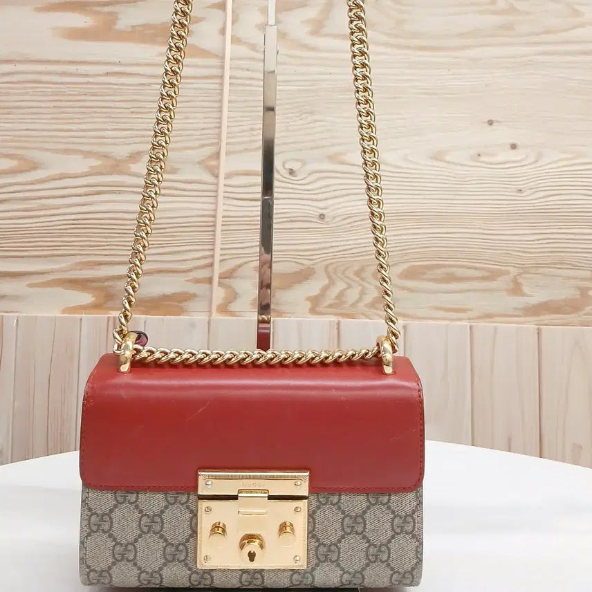 [BUNJANG] Gucci Padlock GG Supreme Shoulder Bag / 구찌 패들락 GG수프림 숄더백