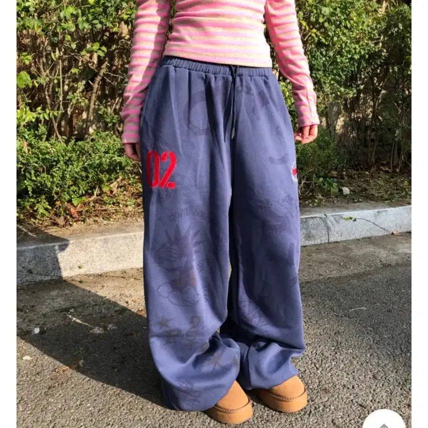 [BUNJANG] Shadow Graphic Pants / 셰도우 그레픽 팬츠