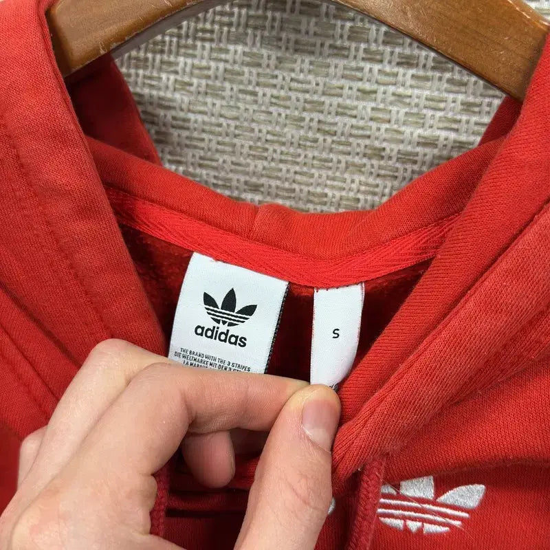 [BUNJANG] Adidas Spell Out Oversized Hoodie / 아디다스 스펠아웃 오버핏 약기모 후드티 S M11162