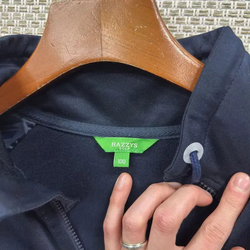 [BUNJANG] Hazzys Side Logo Jersey Zip-up / 헤지스 사이드로고 져지 집업 100 M11166