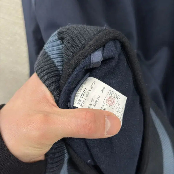 [BUNJANG] Hazzys Side Logo Jersey Zip-up / 헤지스 사이드로고 져지 집업 100 M11166