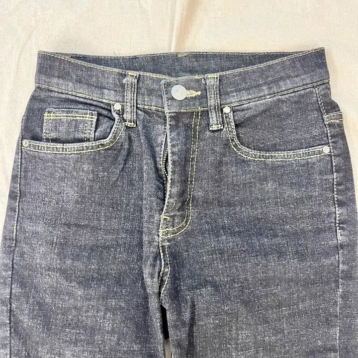 [BUNJANG] Unbranded Denim Jeans Set (26 inch) / (2벌세트) 좁은 일자핏 데님 2종 26인치