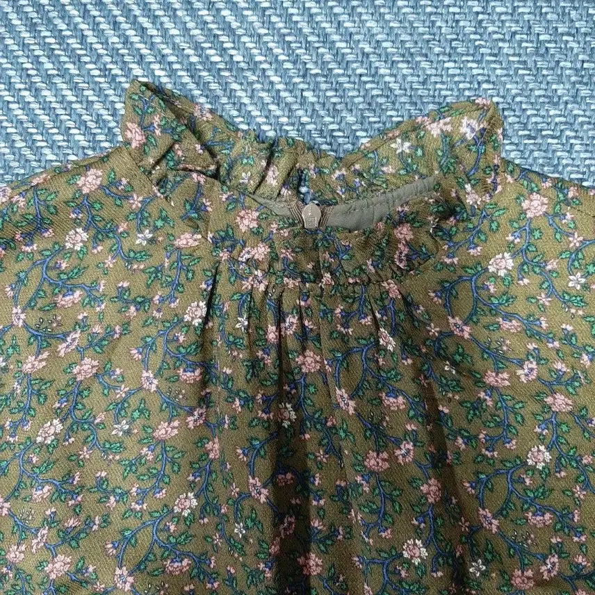 [BUNJANG] Plastic Island Floral Pattern Midi Dress / 플라스틱 아일랜드 플라워 패턴 미디 원피스