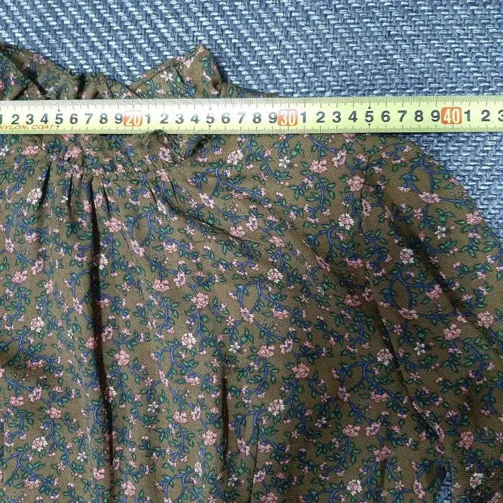 [BUNJANG] Plastic Island Floral Pattern Midi Dress / 플라스틱 아일랜드 플라워 패턴 미디 원피스