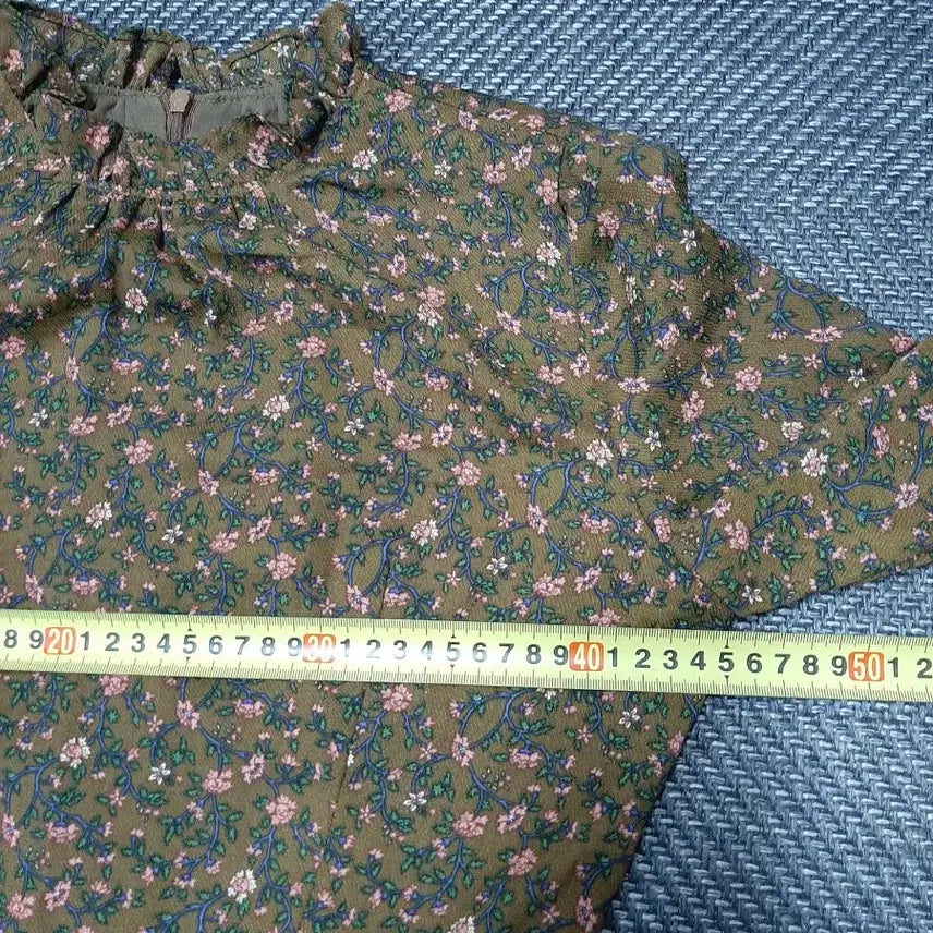 [BUNJANG] Plastic Island Floral Pattern Midi Dress / 플라스틱 아일랜드 플라워 패턴 미디 원피스