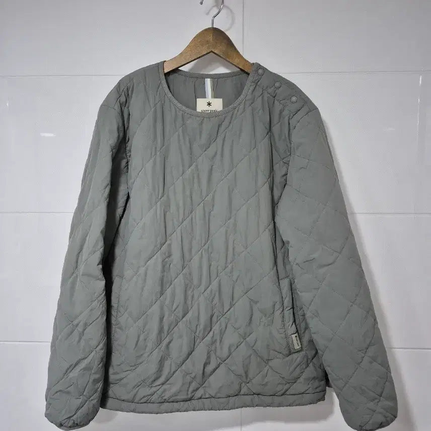 [BUNJANG] Snowpeak Quilted Jacket Gray 100 / 스노우피크 퀼팅 자켓 그레이100ㅈ