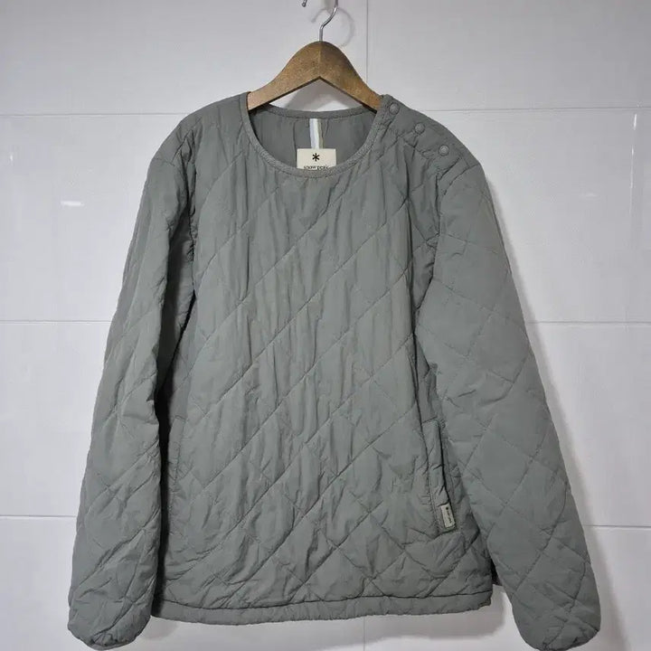 [BUNJANG] Snowpeak Quilted Jacket Gray 100 / 스노우피크 퀼팅 자켓 그레이100ㅈ
